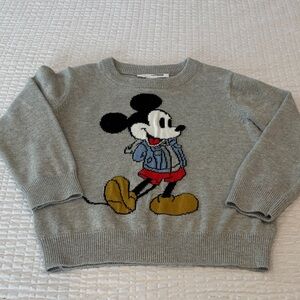 GAP Baby Gray Disney Crewneck Sweatshirt Size 4